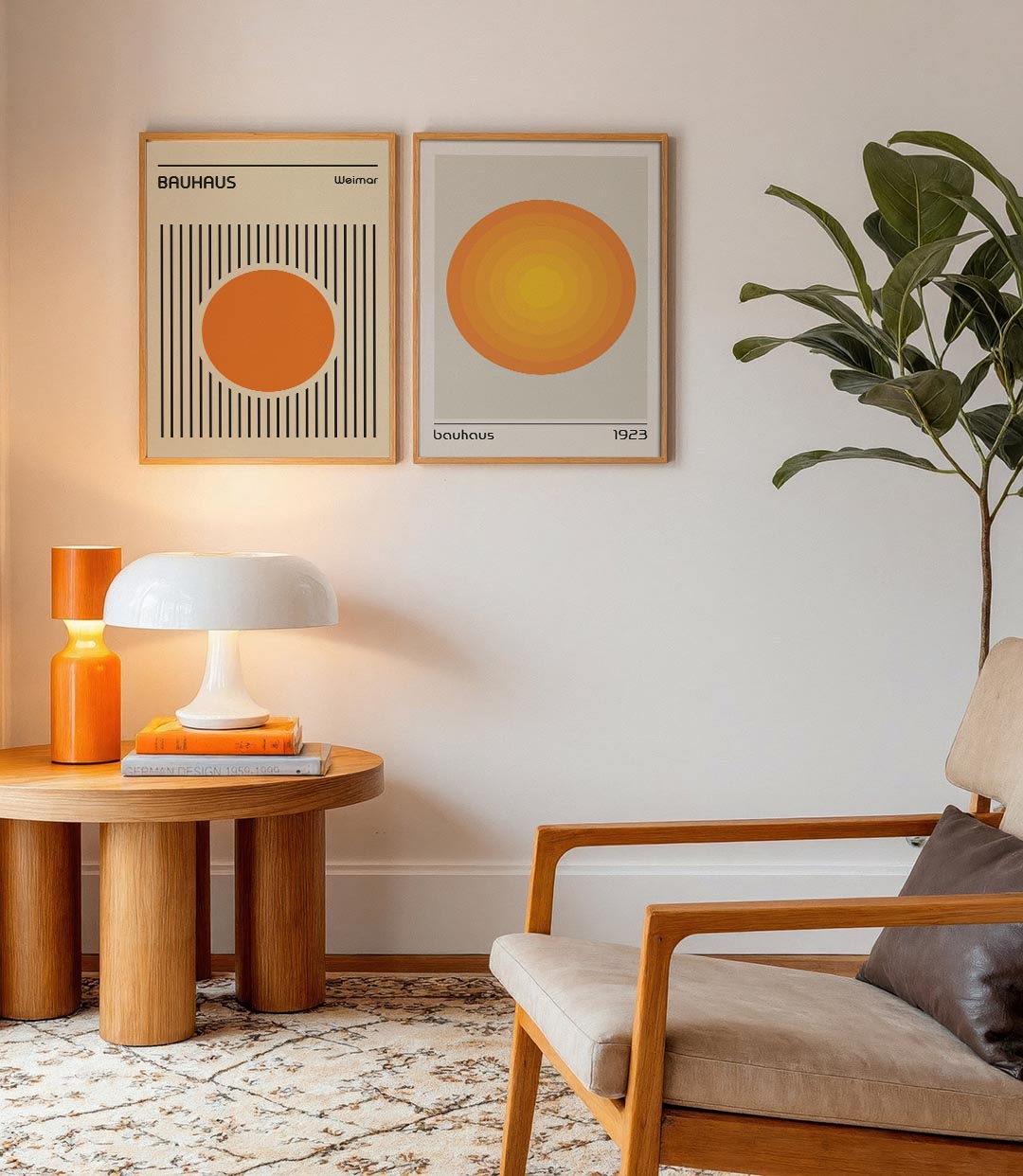 Cirkel en lijnen Posterset