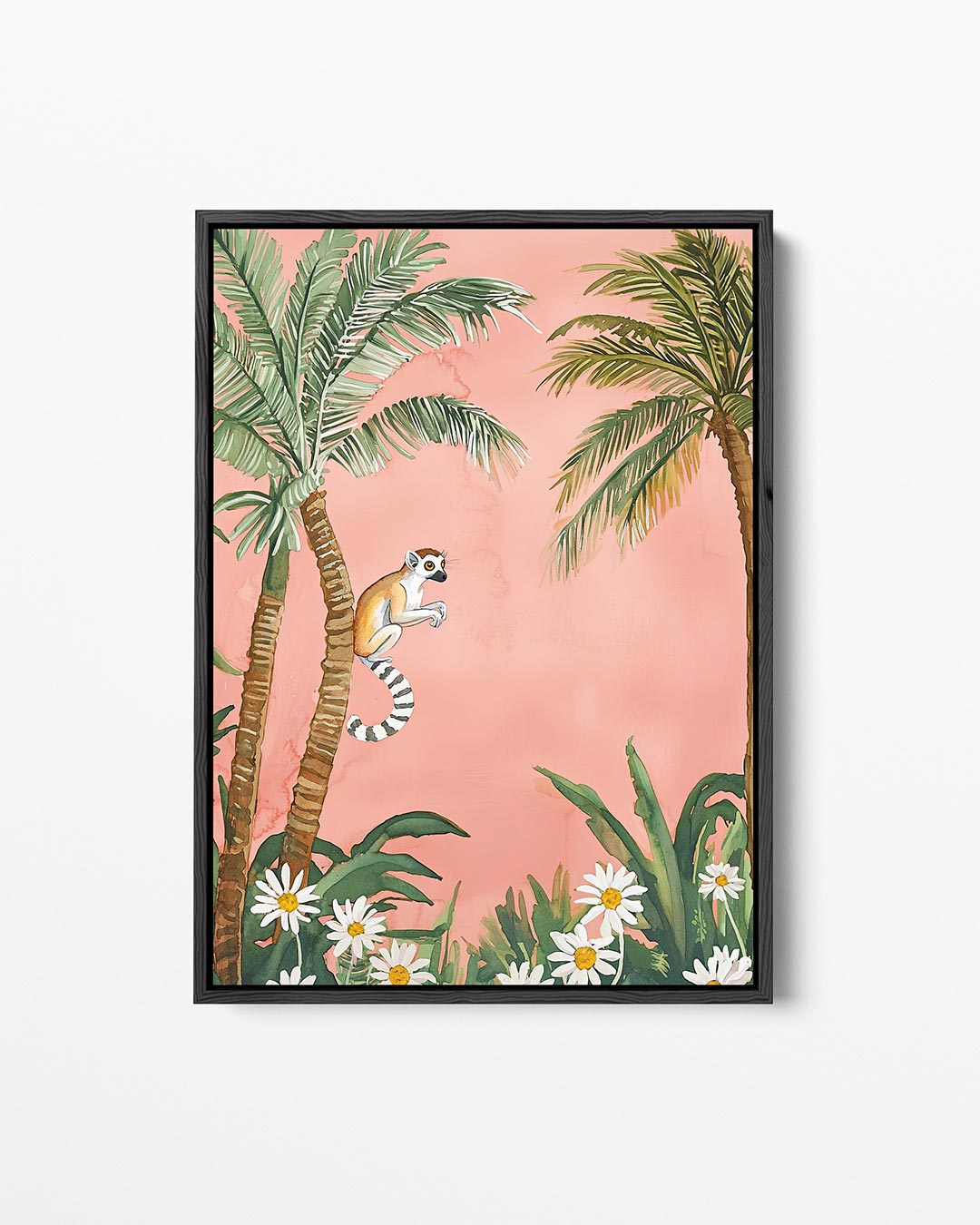 Tropische lemur Kunstwerk