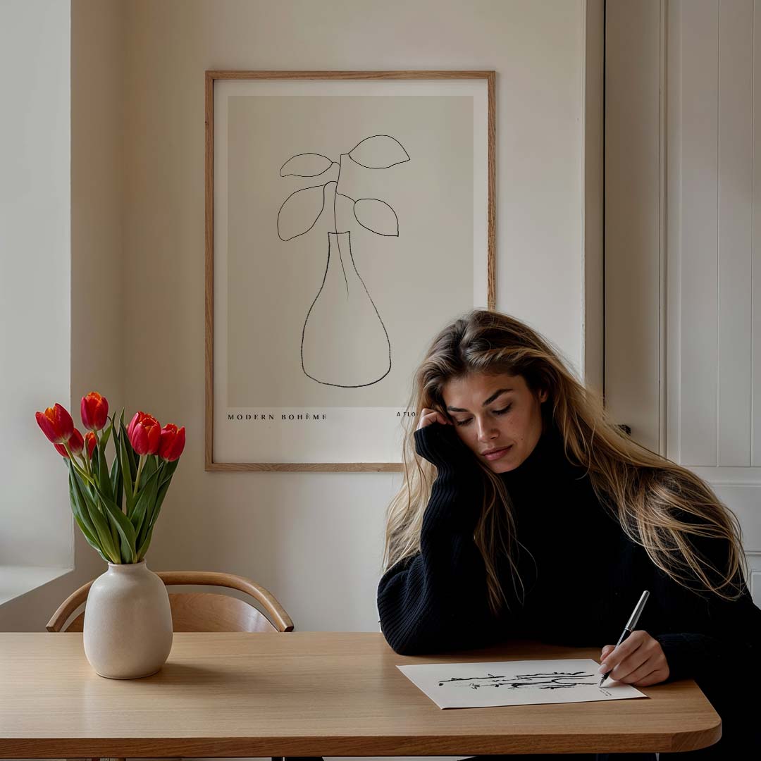Minimalistische Botanische Poster-WallArtistic