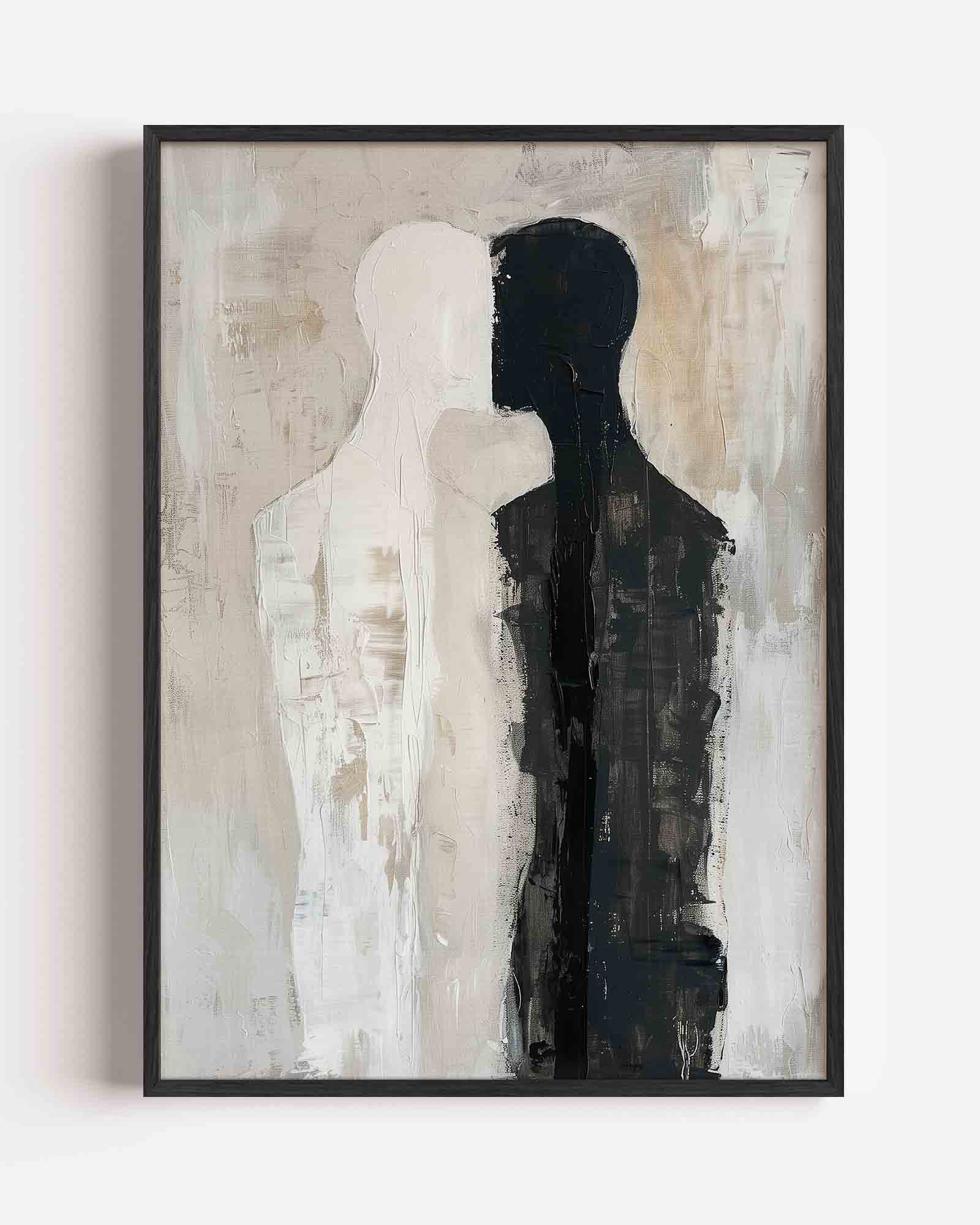 Twee figuren Poster
