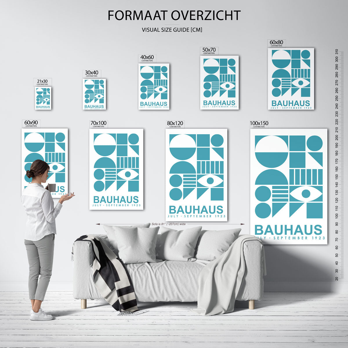 Vormen en vlakken Poster