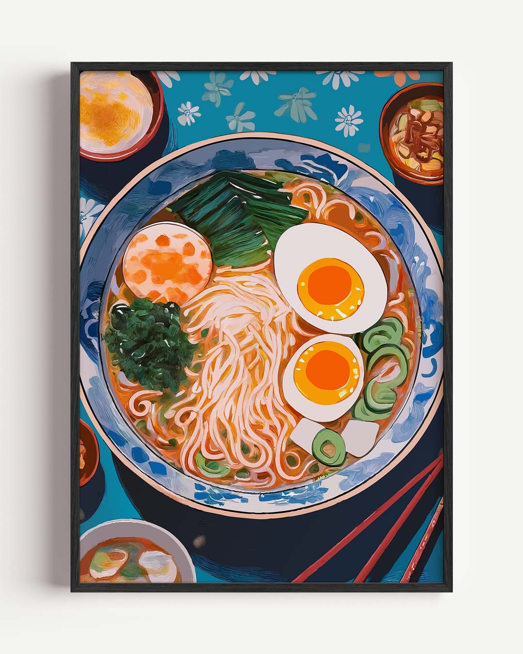 Kleurrijke Ramen Poster-WallArtistic