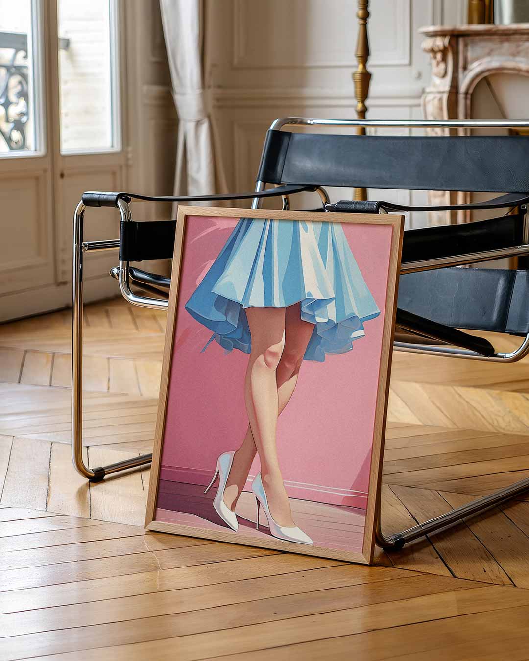 Vrouwelijke Elegantie Poster-WallArtistic