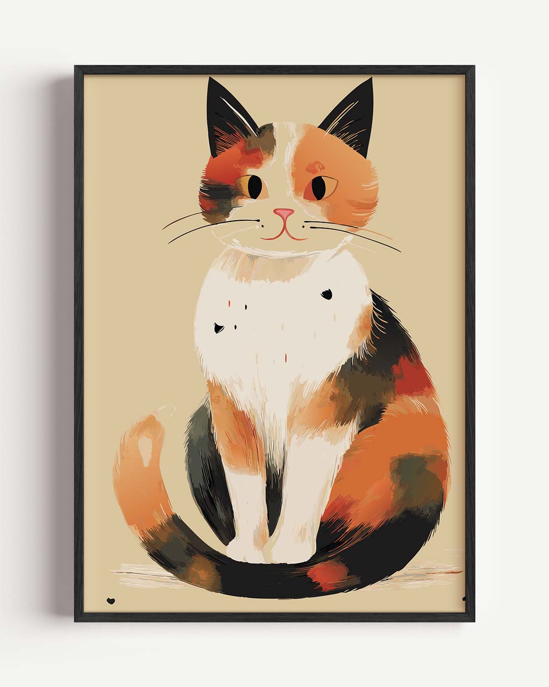 Schattige Kattenkunst Poster-WallArtistic