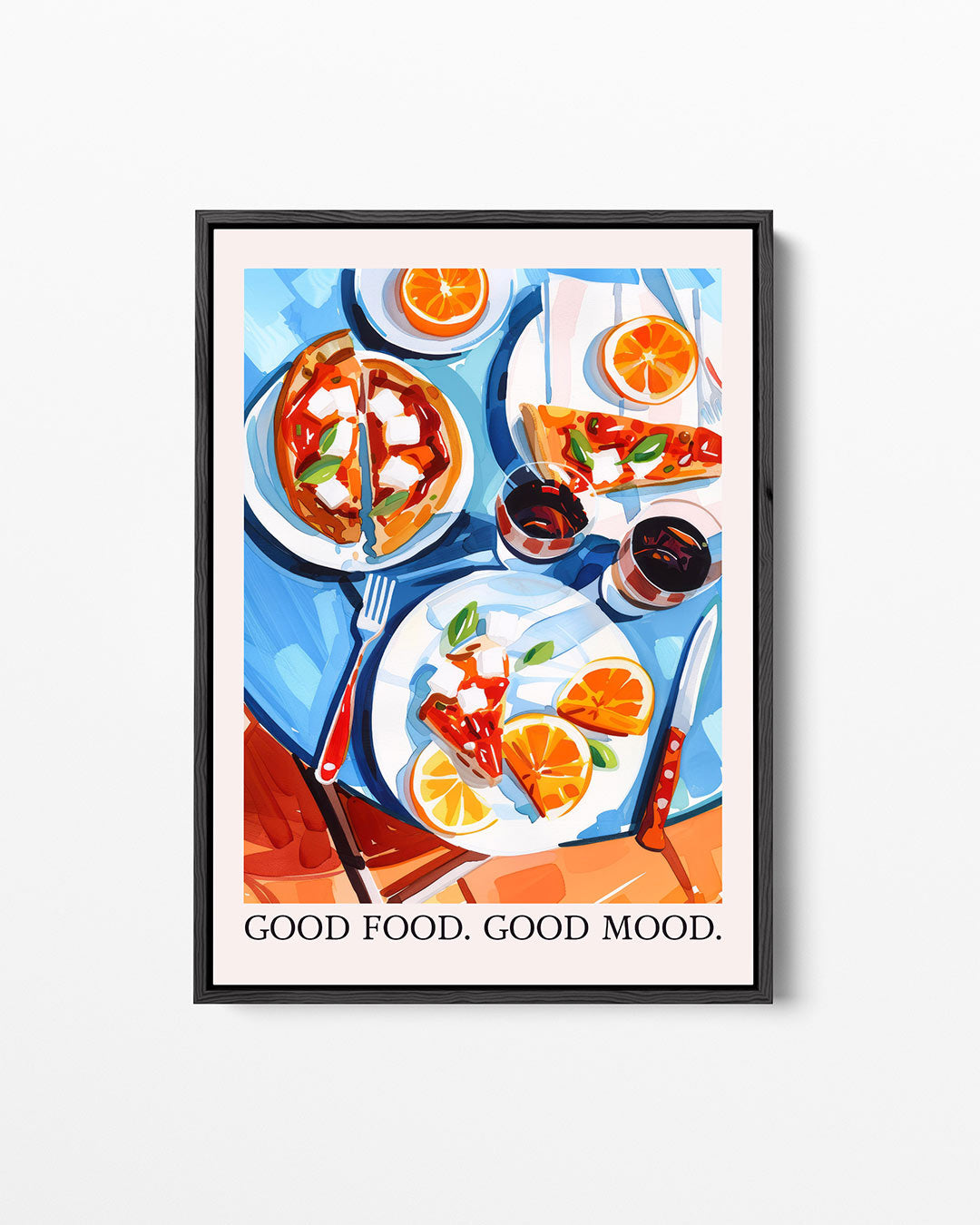 Levendige eettafel Kunstwerk