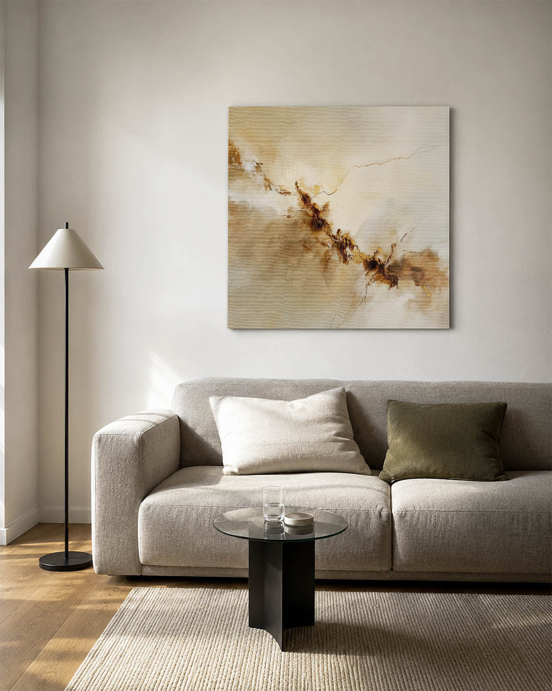 Organische lijnen Kunstwerk