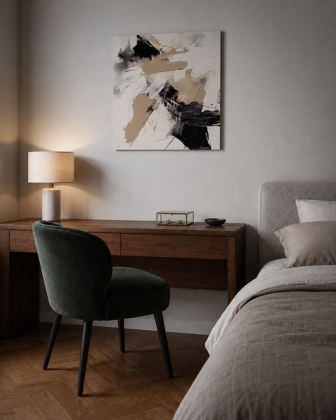 Dynamische kleurvlakken Kunstwerk