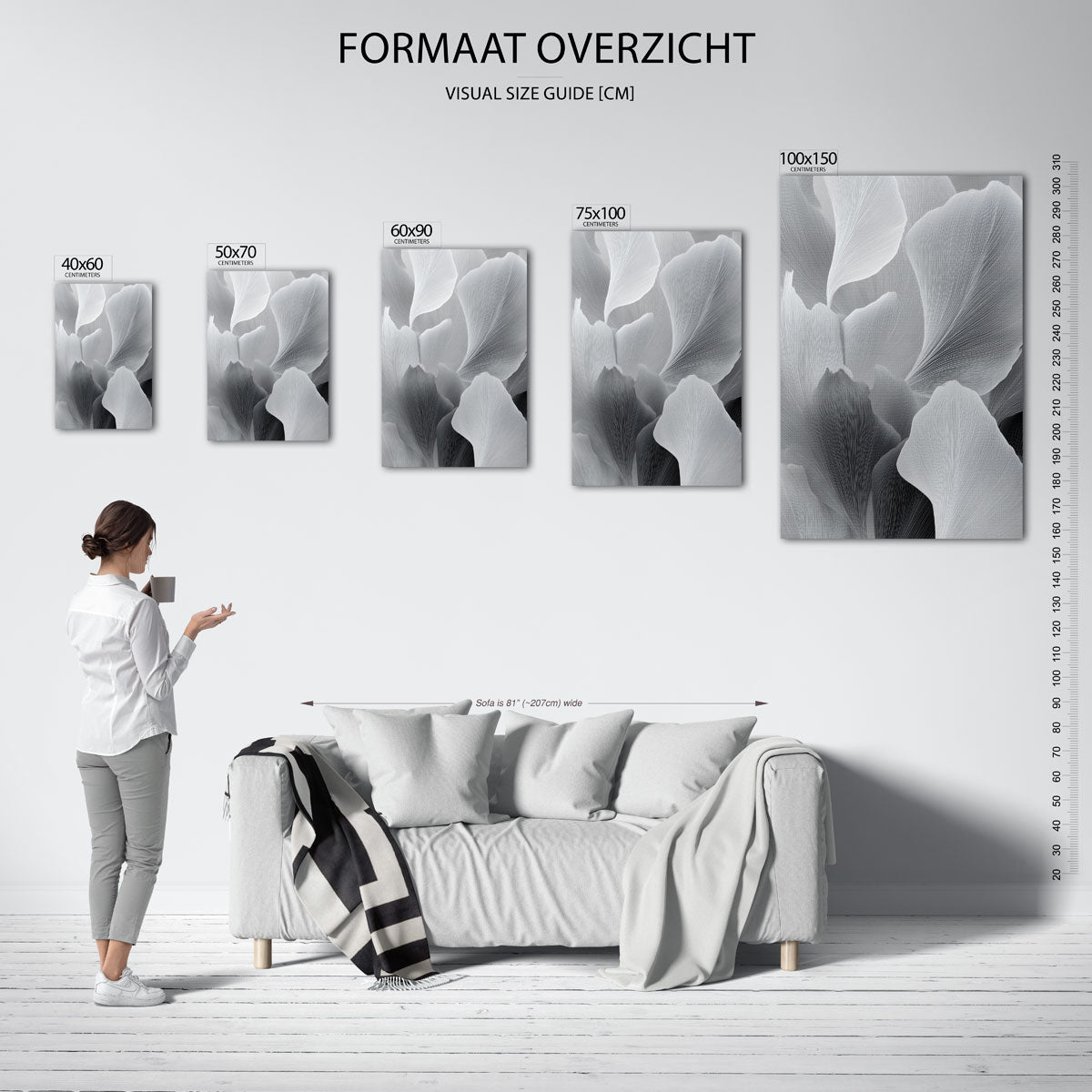 Organische lijnen Kunstwerk