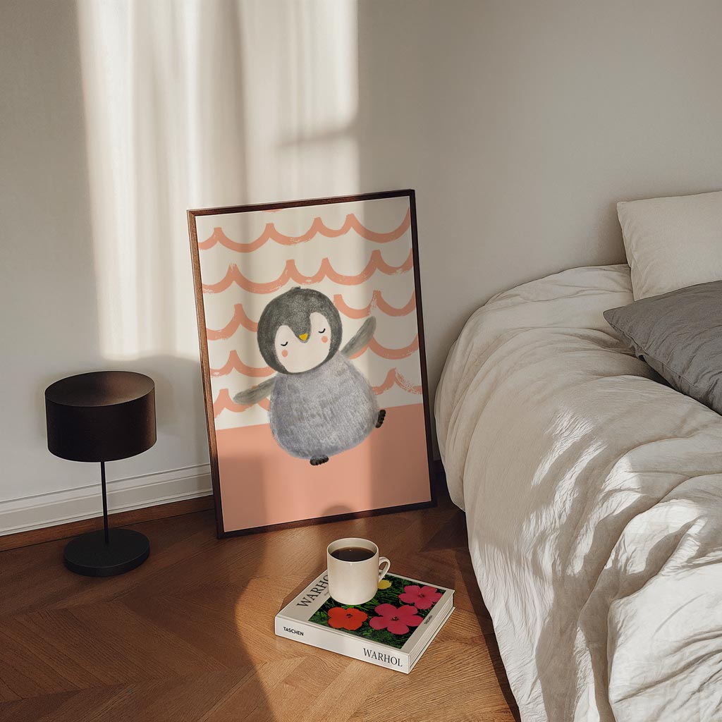 Schattige Pinguïn Kinderkamerposter-WallArtistic