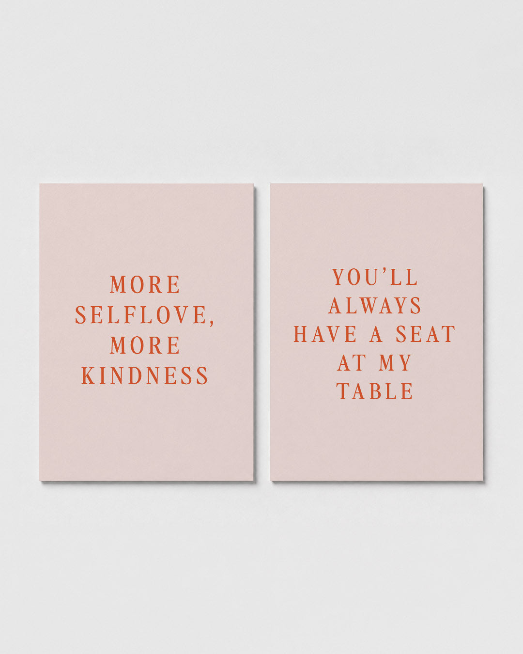 Zachte woorden Posterset