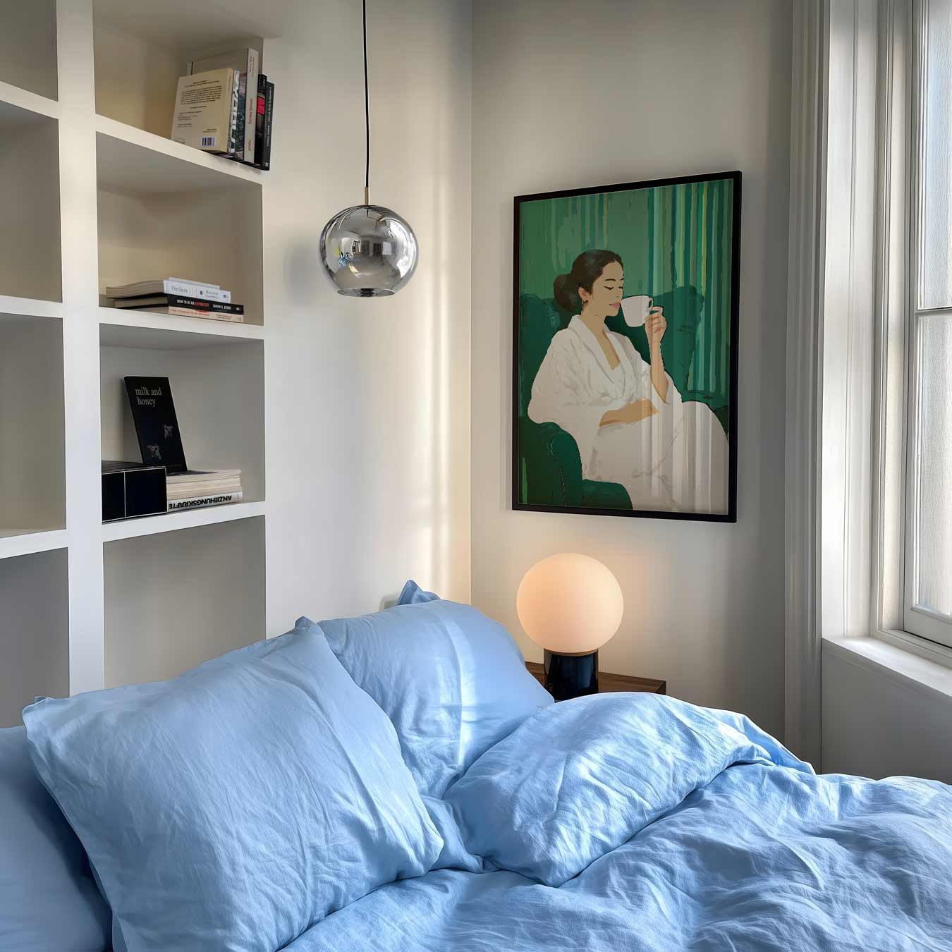 Ontspannende Momenten in Stijl Poster-WallArtistic