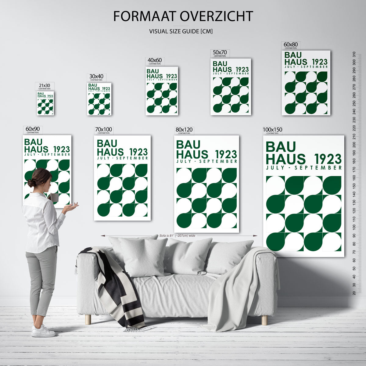 Vormen en vlakken Poster