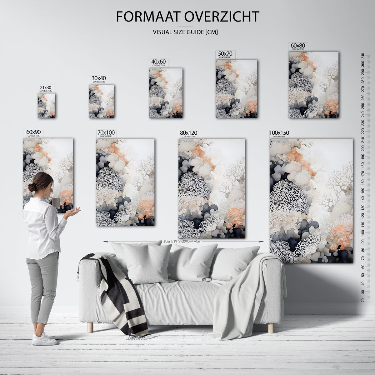 Koraalstructuren Poster