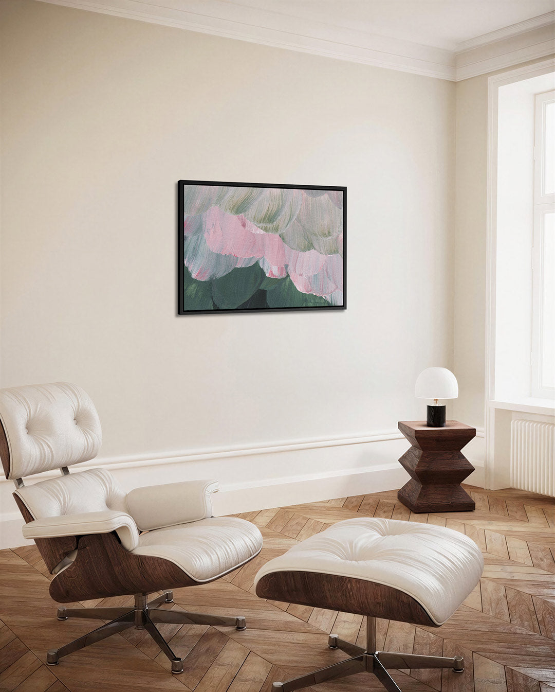 Zachte kleurvlakken Kunstwerk