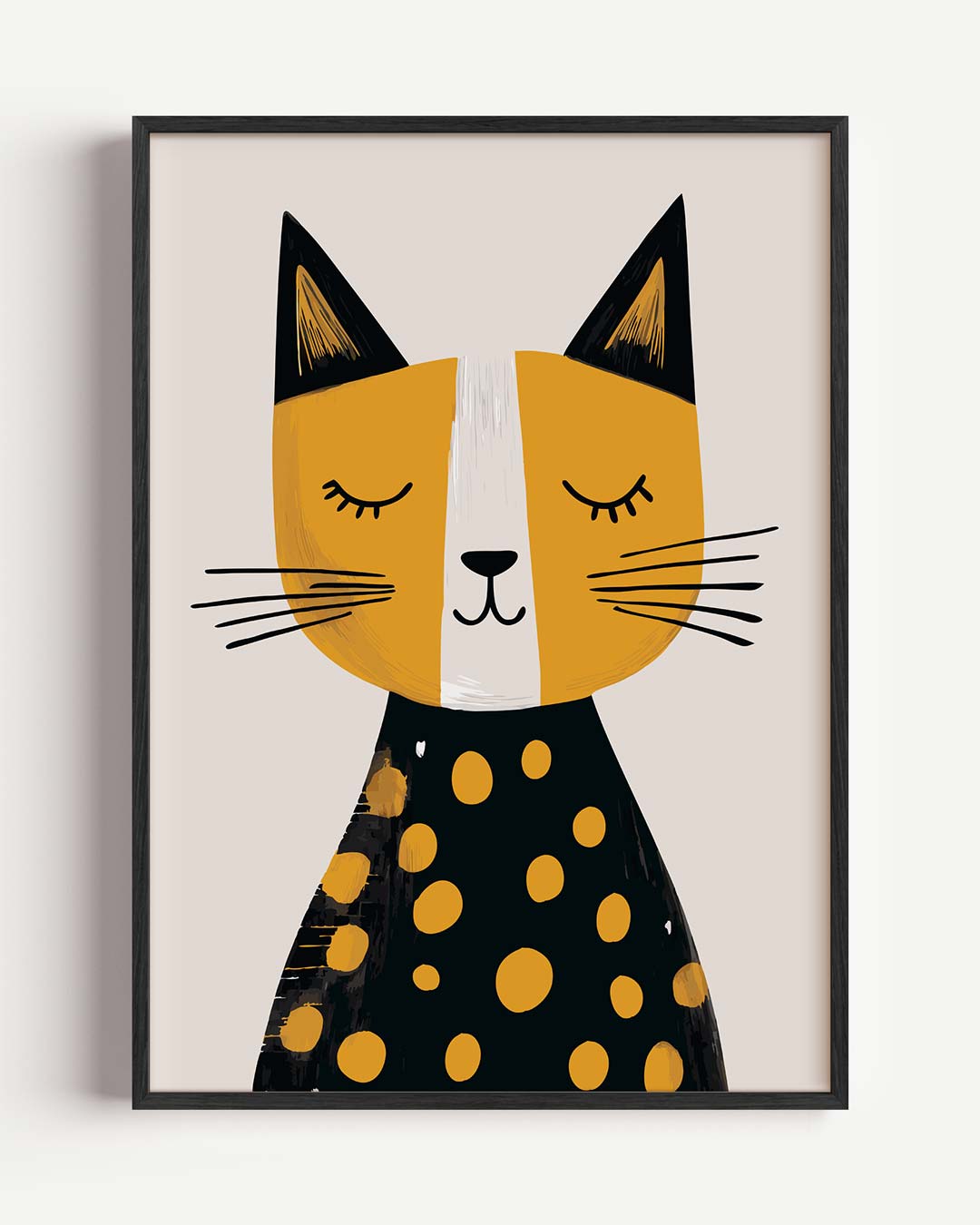 Dromerige Kattenkunst Poster-WallArtistic