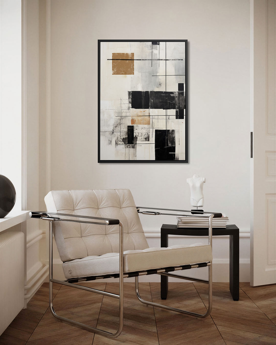 Geometrische compositie Kunstwerk