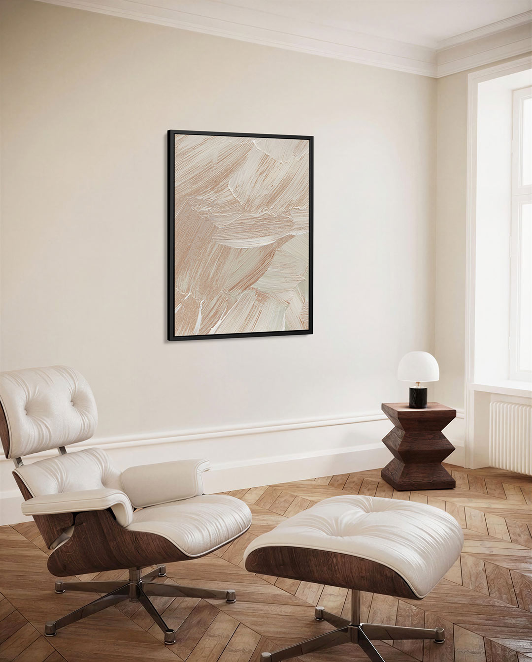 Zachte penseelstreken Kunstwerk