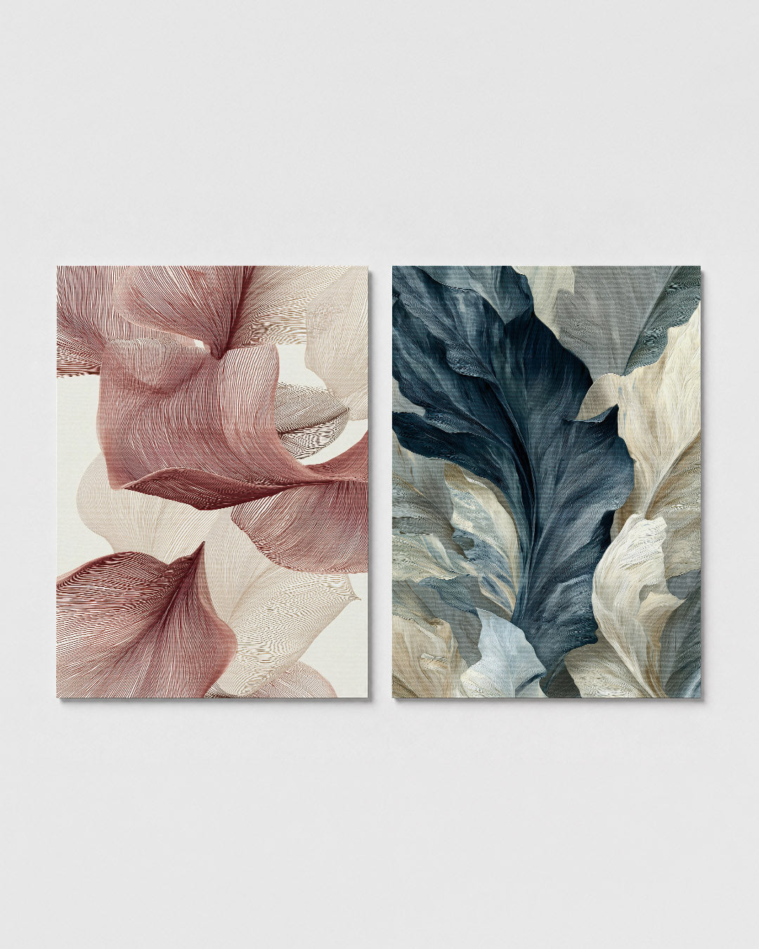 Golvend lijnenspel Posterset