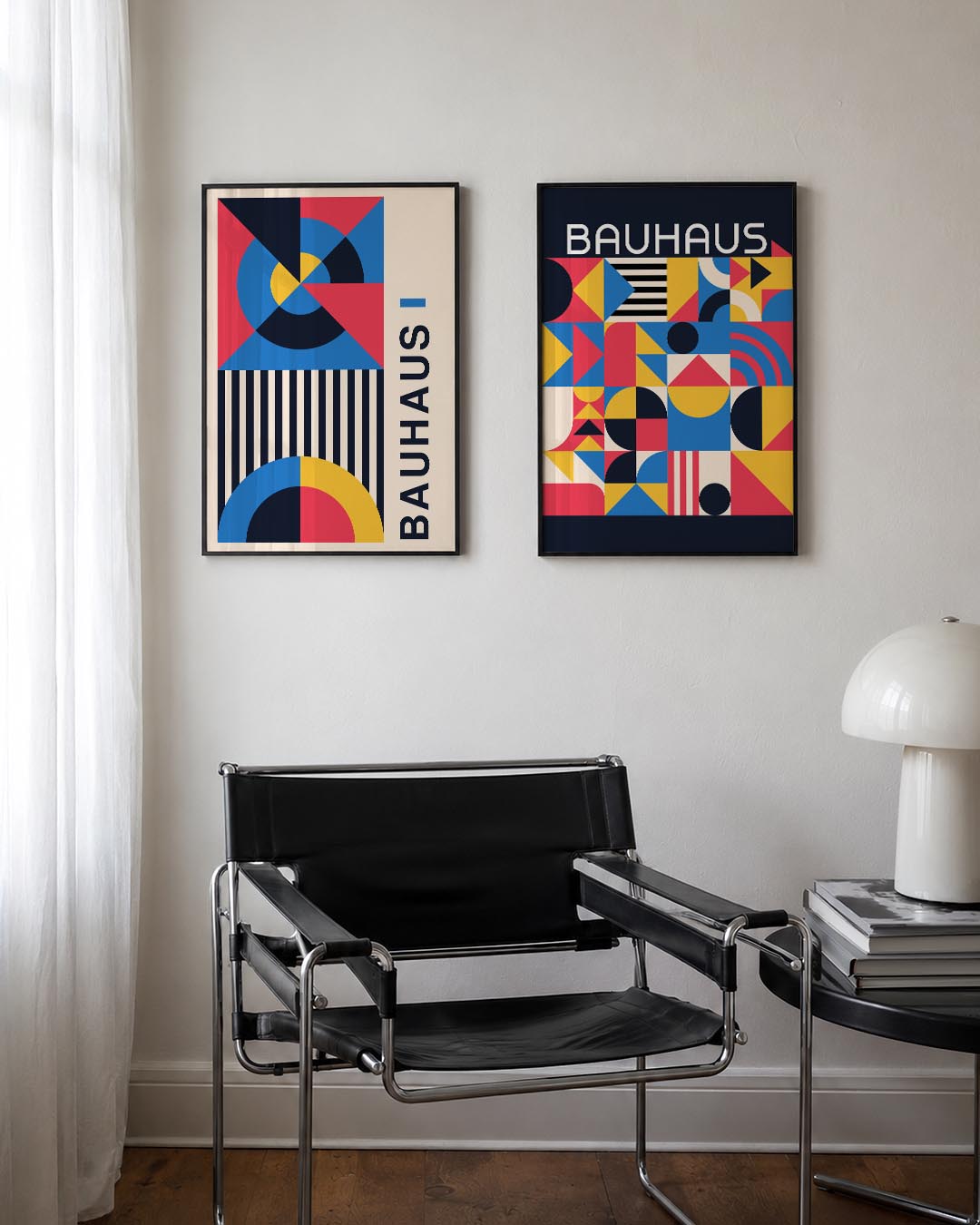 Kleurrijke vormen Posterset