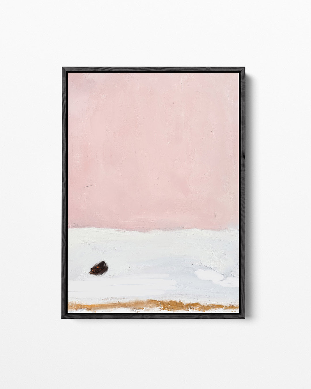 Zachte roze landschap Kunstwerk