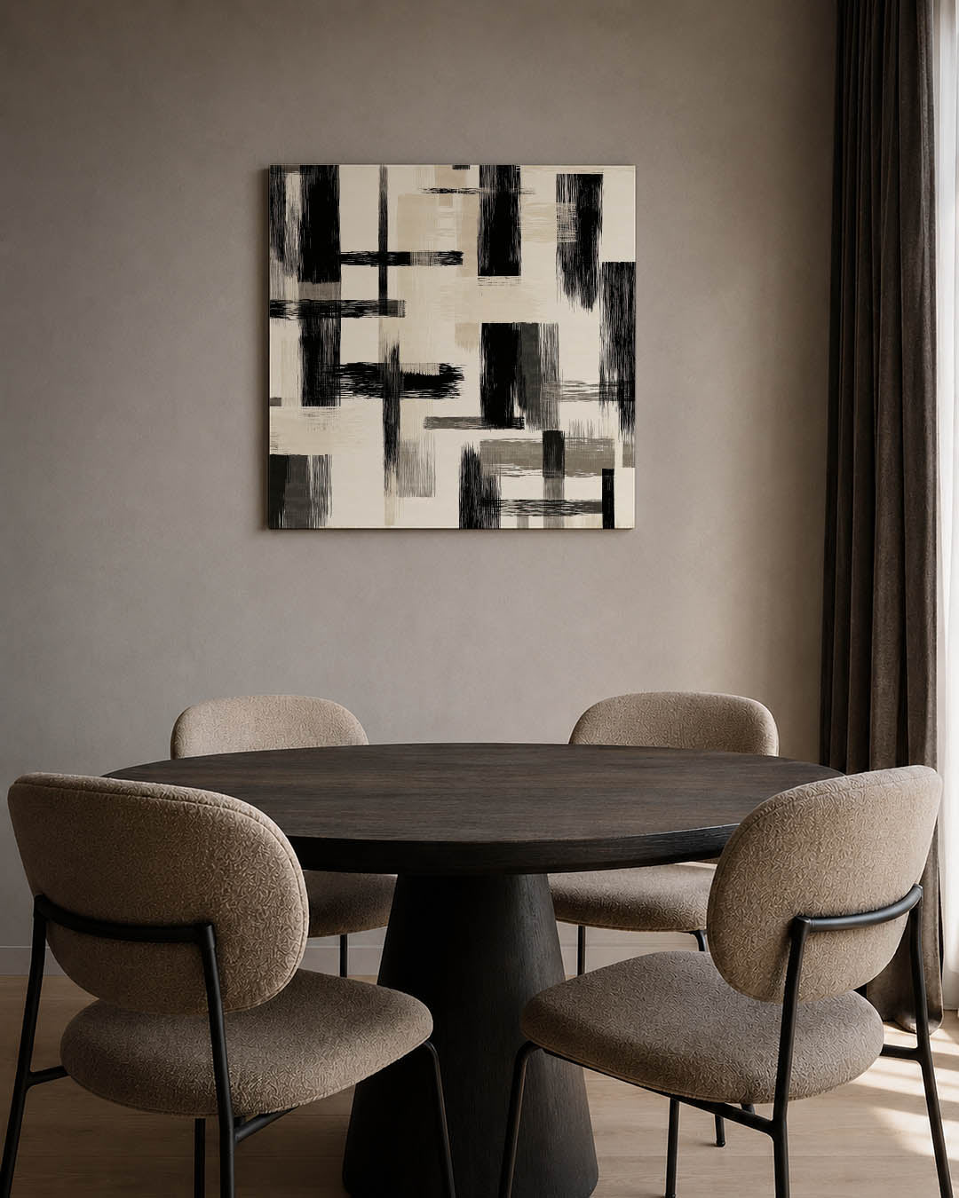Geometrische lijnen Kunstwerk