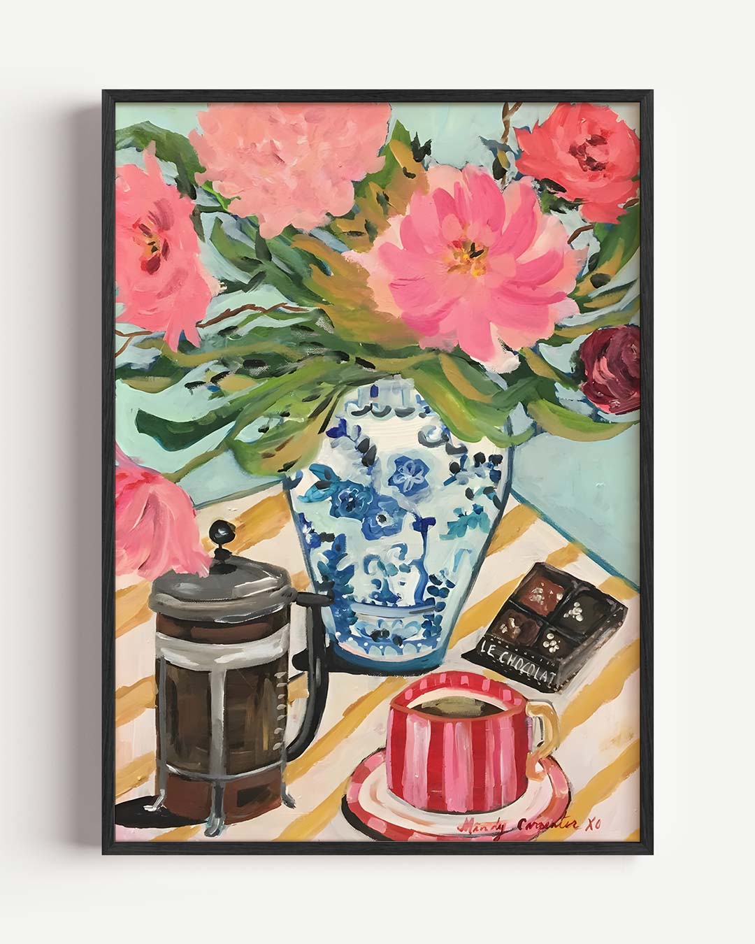 Fleurige Ochtendmomenten Poster-WallArtistic