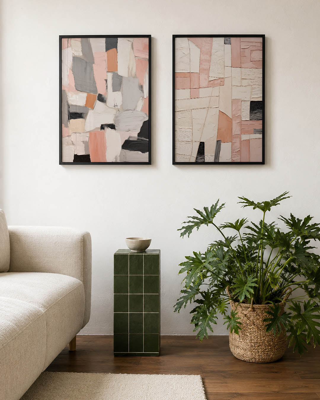 Vorm en kleurvlakken Posterset