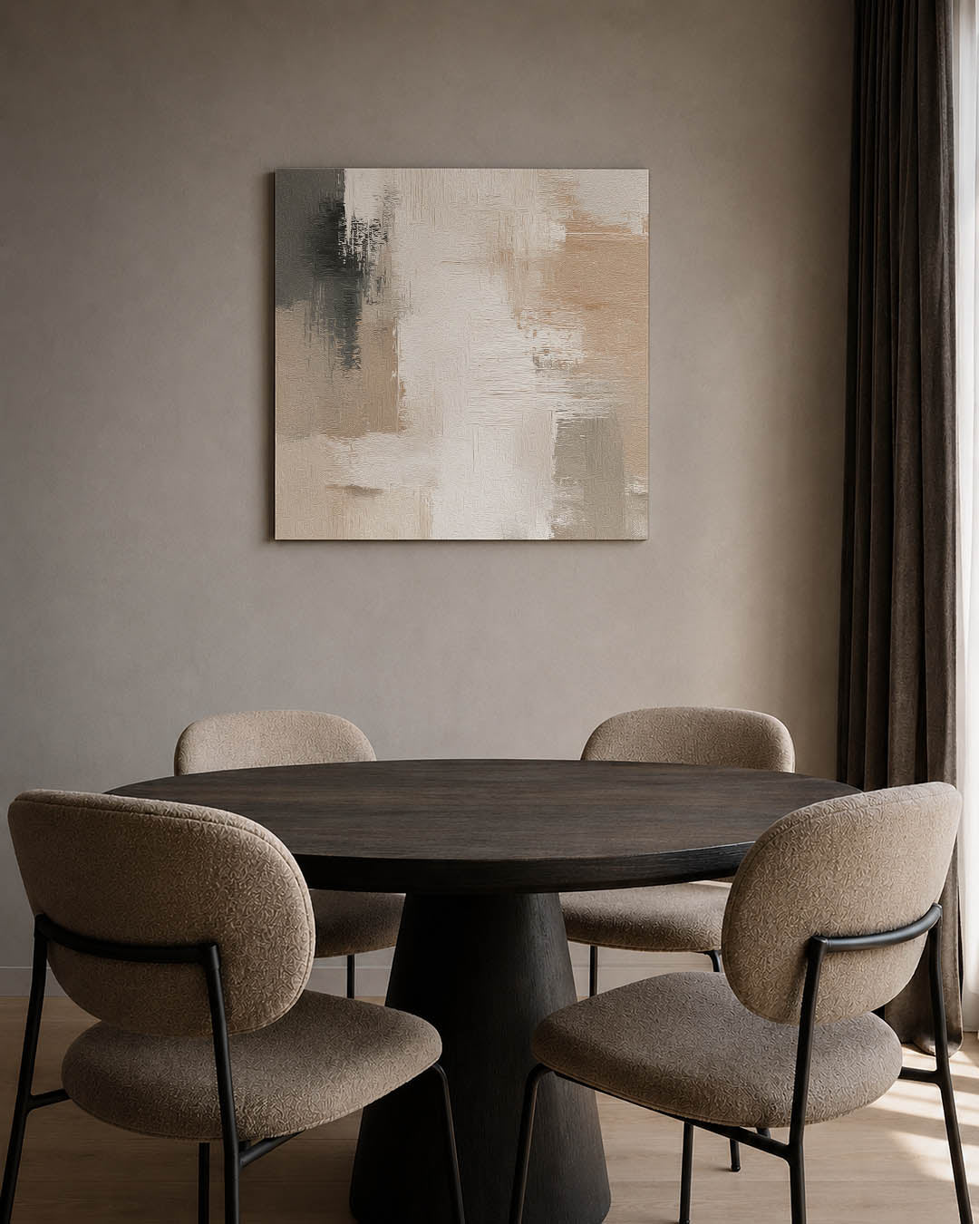 Zachte kleuren harmonie Kunstwerk