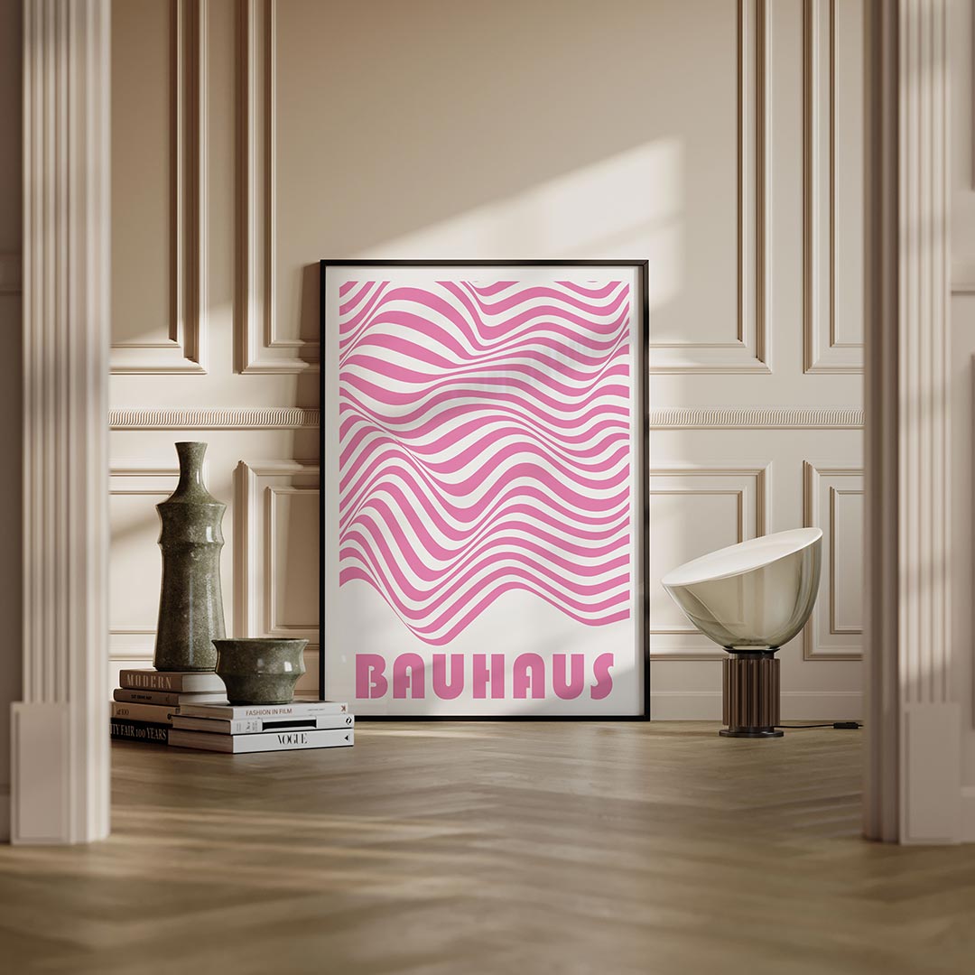 Golvend lijnenspel Poster