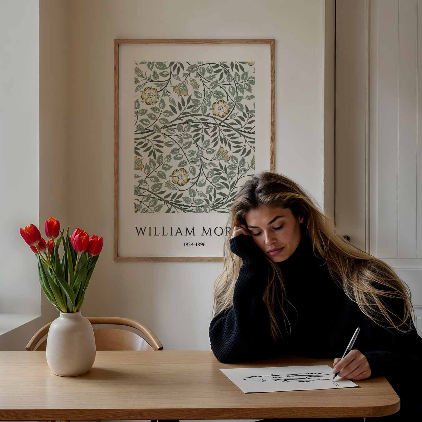 Botanische Bloemenpracht Poster-WallArtistic