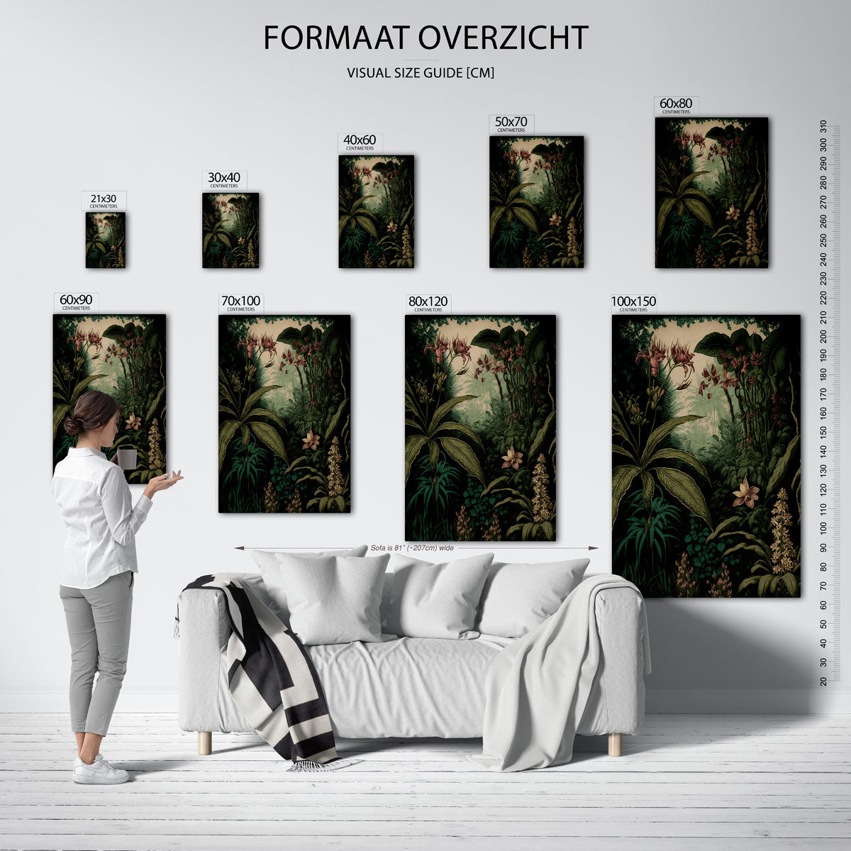 Weelderige planten Poster