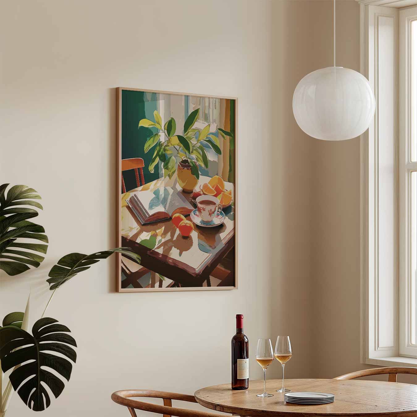 Gezellige Ochtendmomenten Poster-WallArtistic