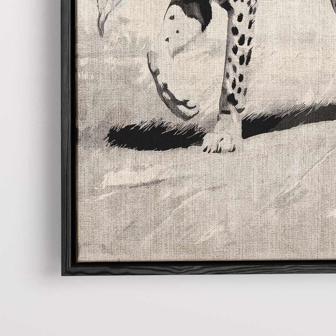 Majestätisches Geparden-Kunstwerk