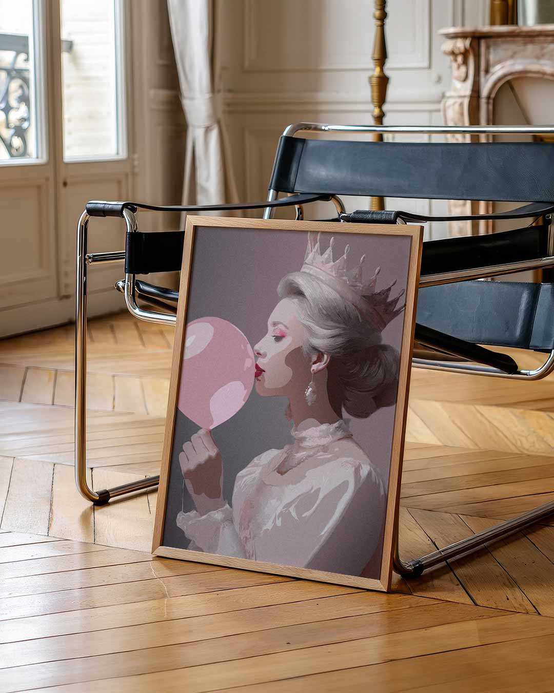 Koningin van Bubblegum Poster-WallArtistic