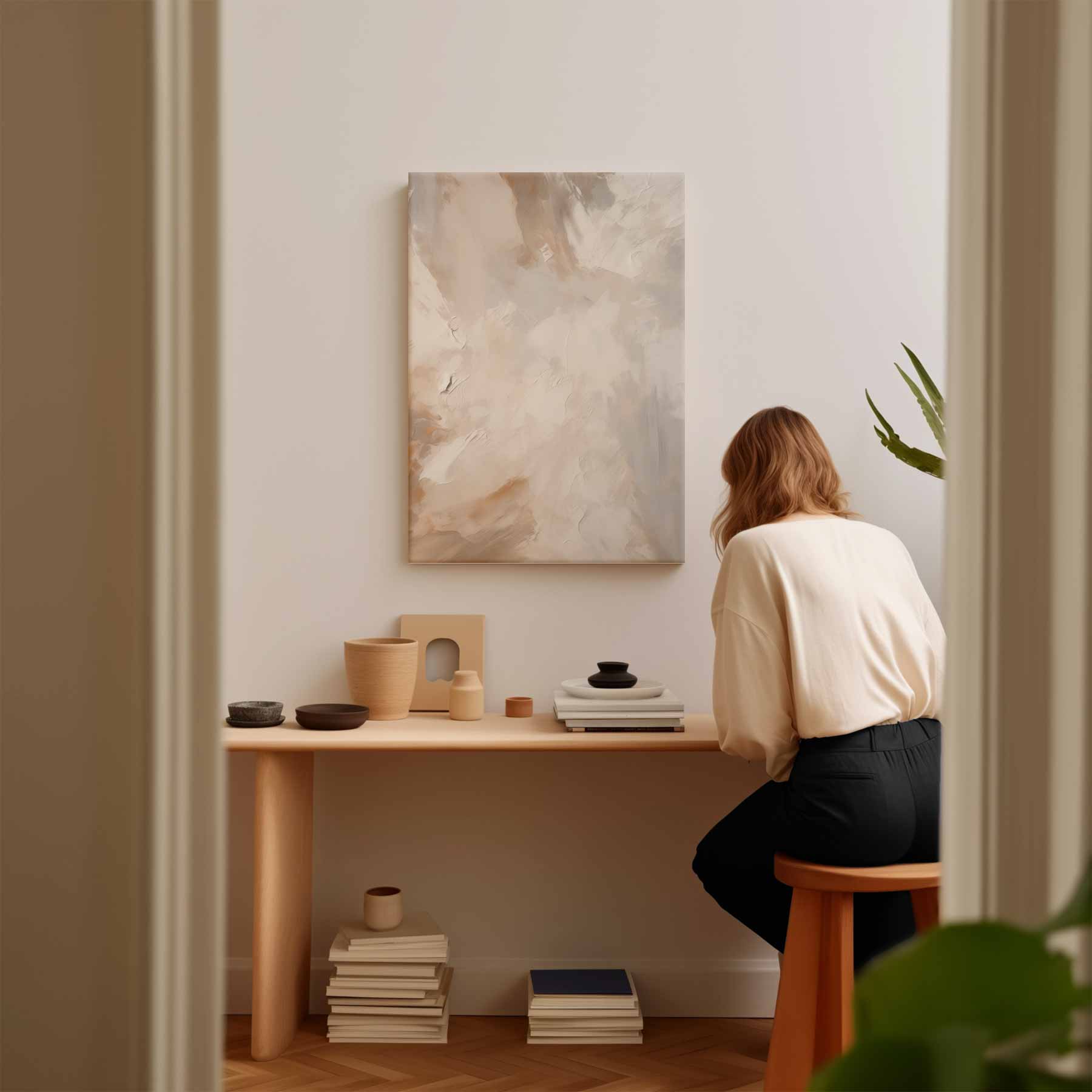 Zandachtige Dromen Kunstwerk-canvas-dibond-plexiglas-wanddecoratie-WallArtistic