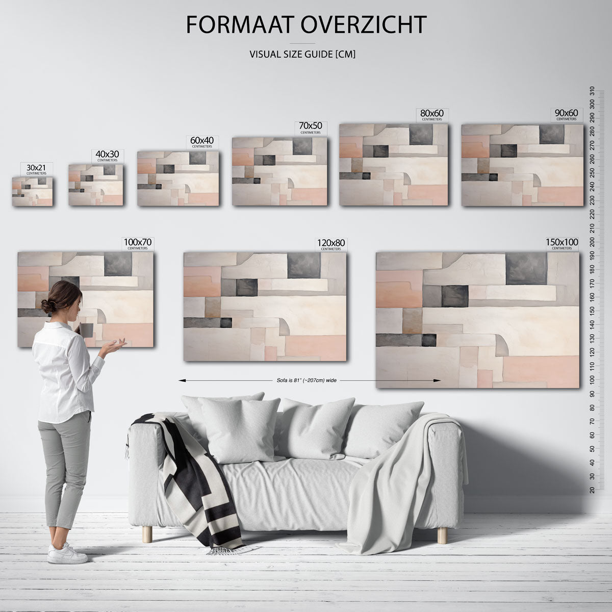 Abstracte vormen Poster
