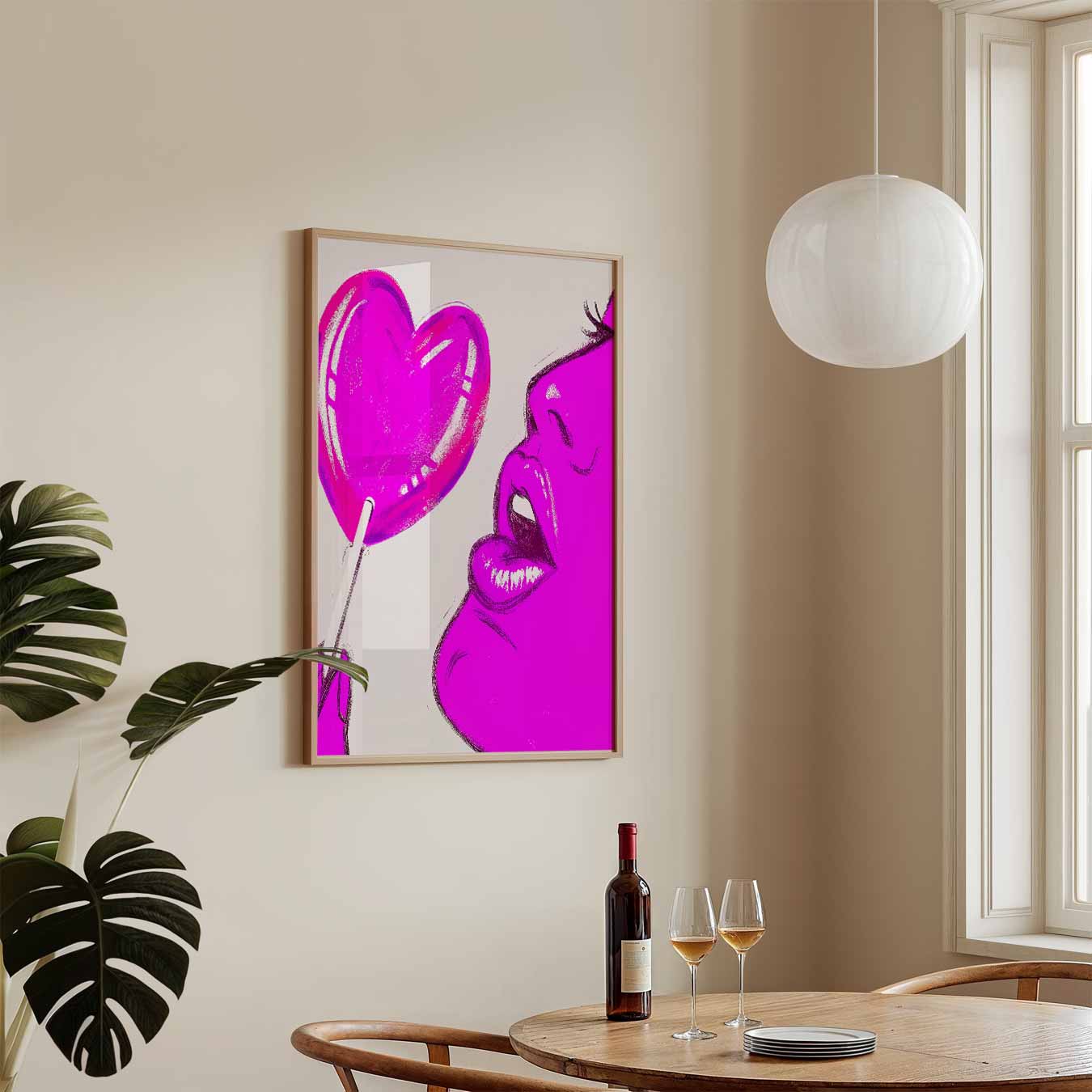 Liefdevolle Lolly Poster-WallArtistic