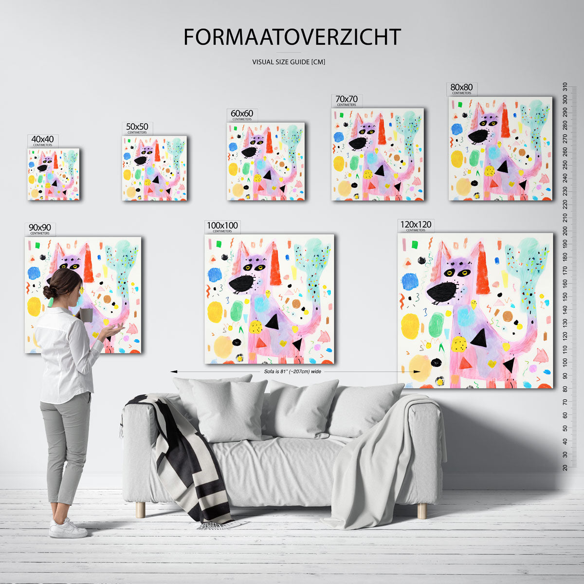 Speelse hond Poster
