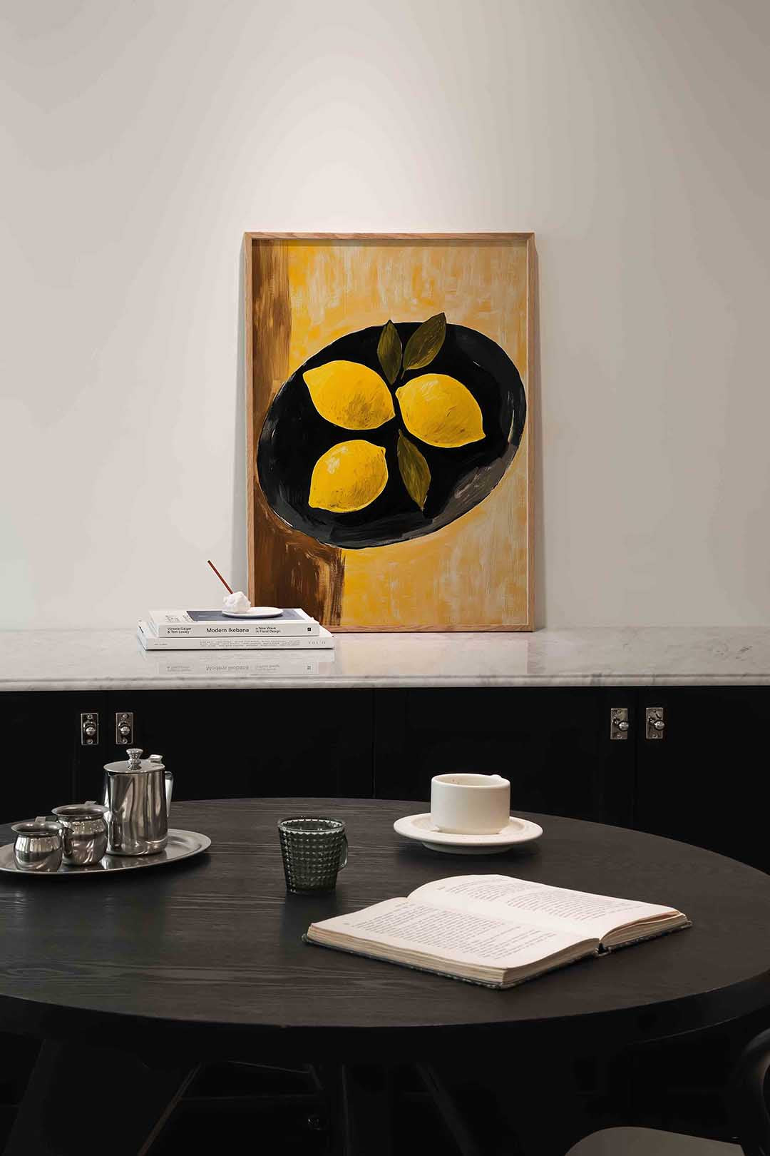 Citroenen op schaal Poster