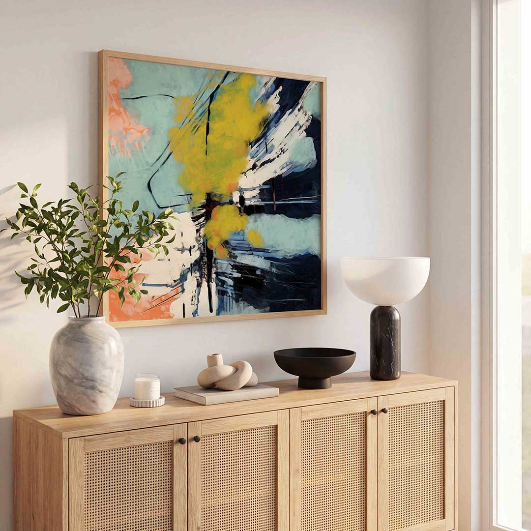 Abstracte vormen Poster