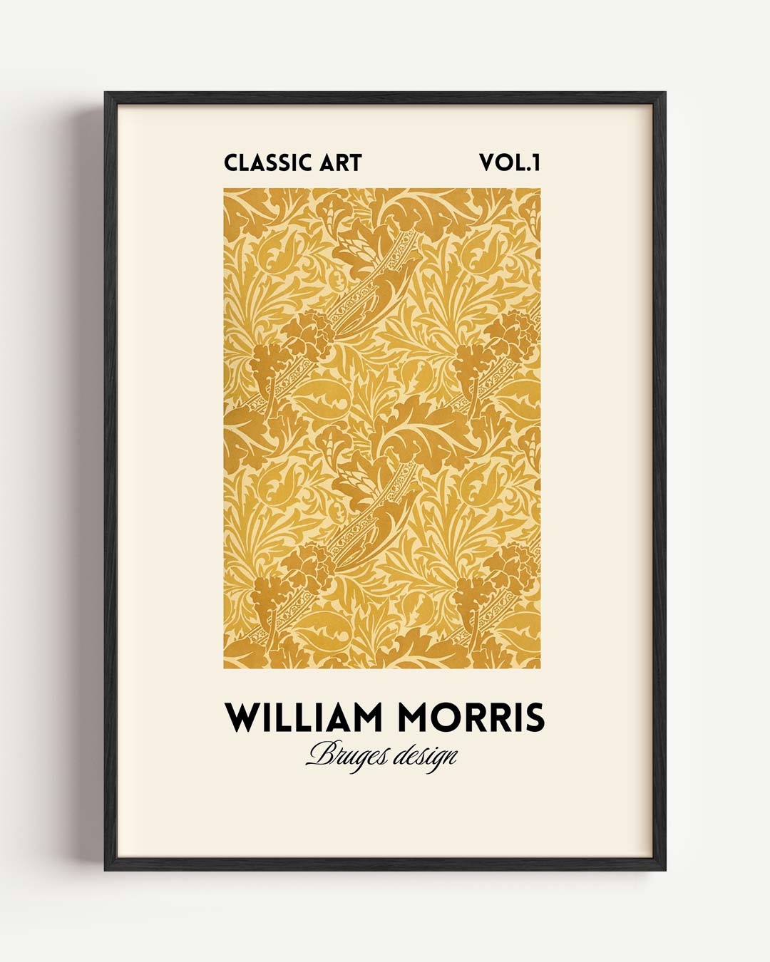 William Morris Bruges Design Poster-WallArtistic