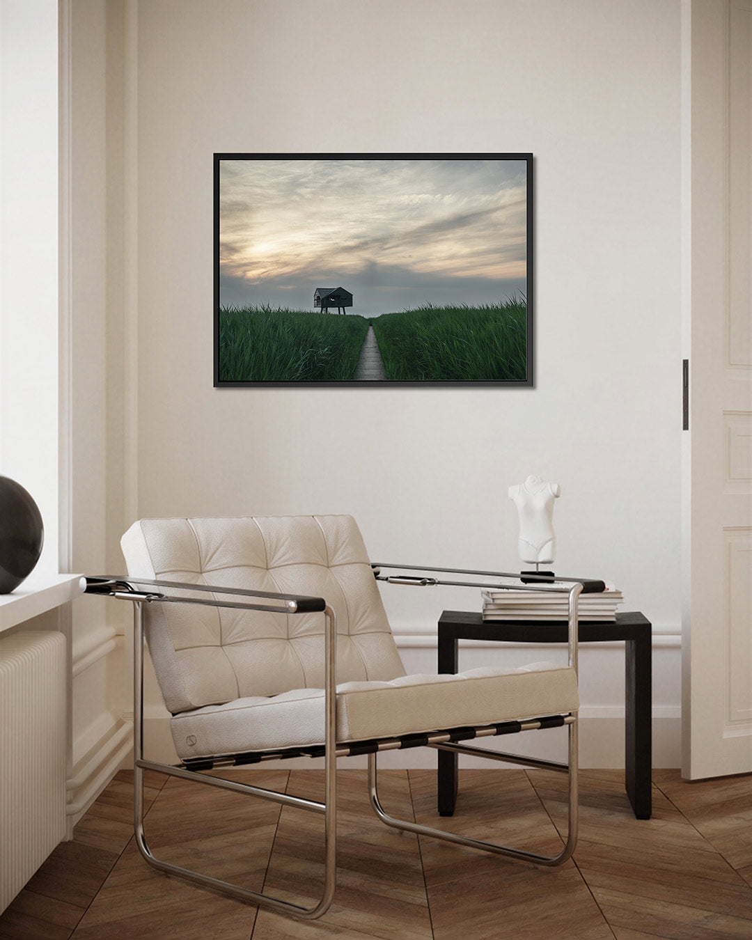 Rustige landschap Kunstwerk