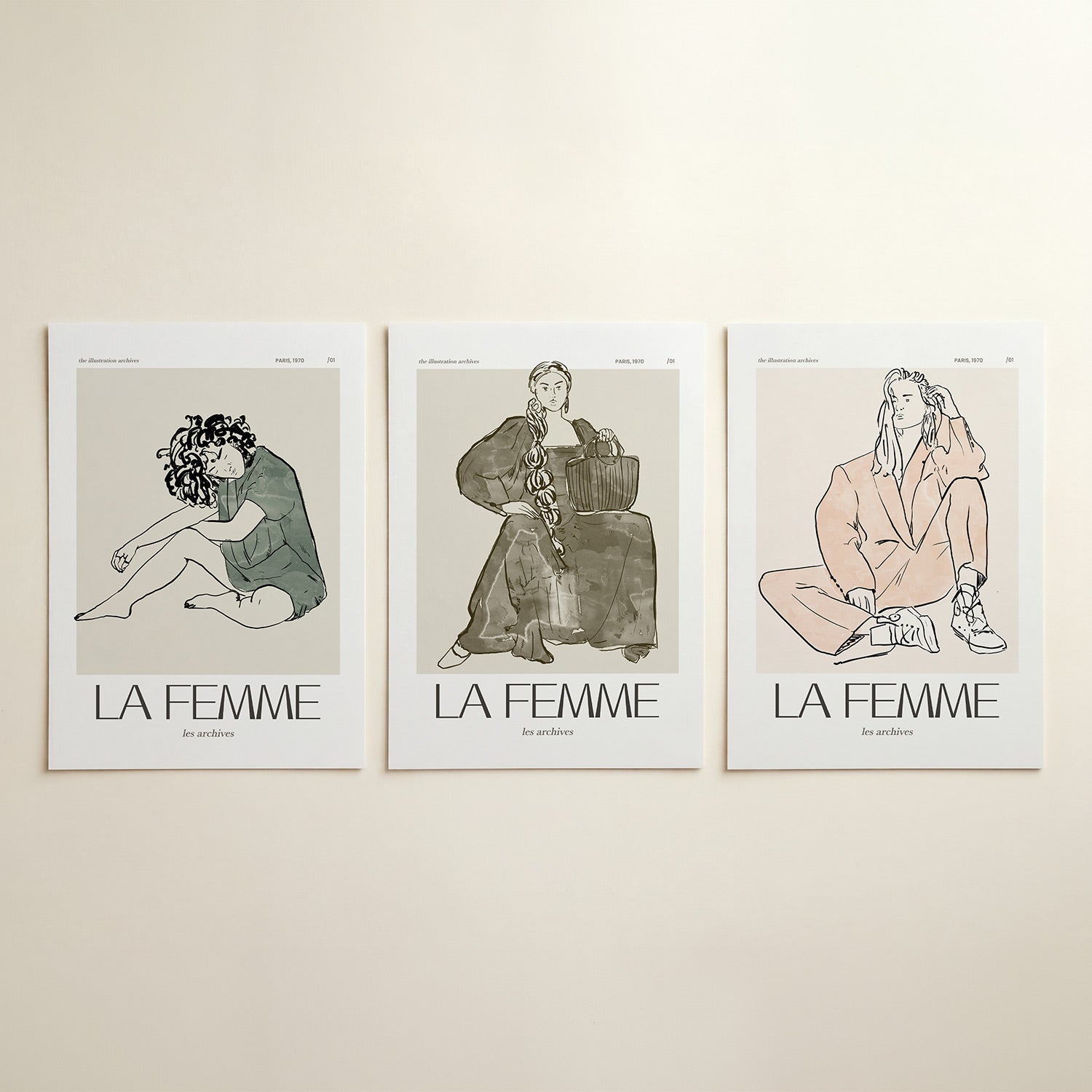 Lijn en rust Posterset