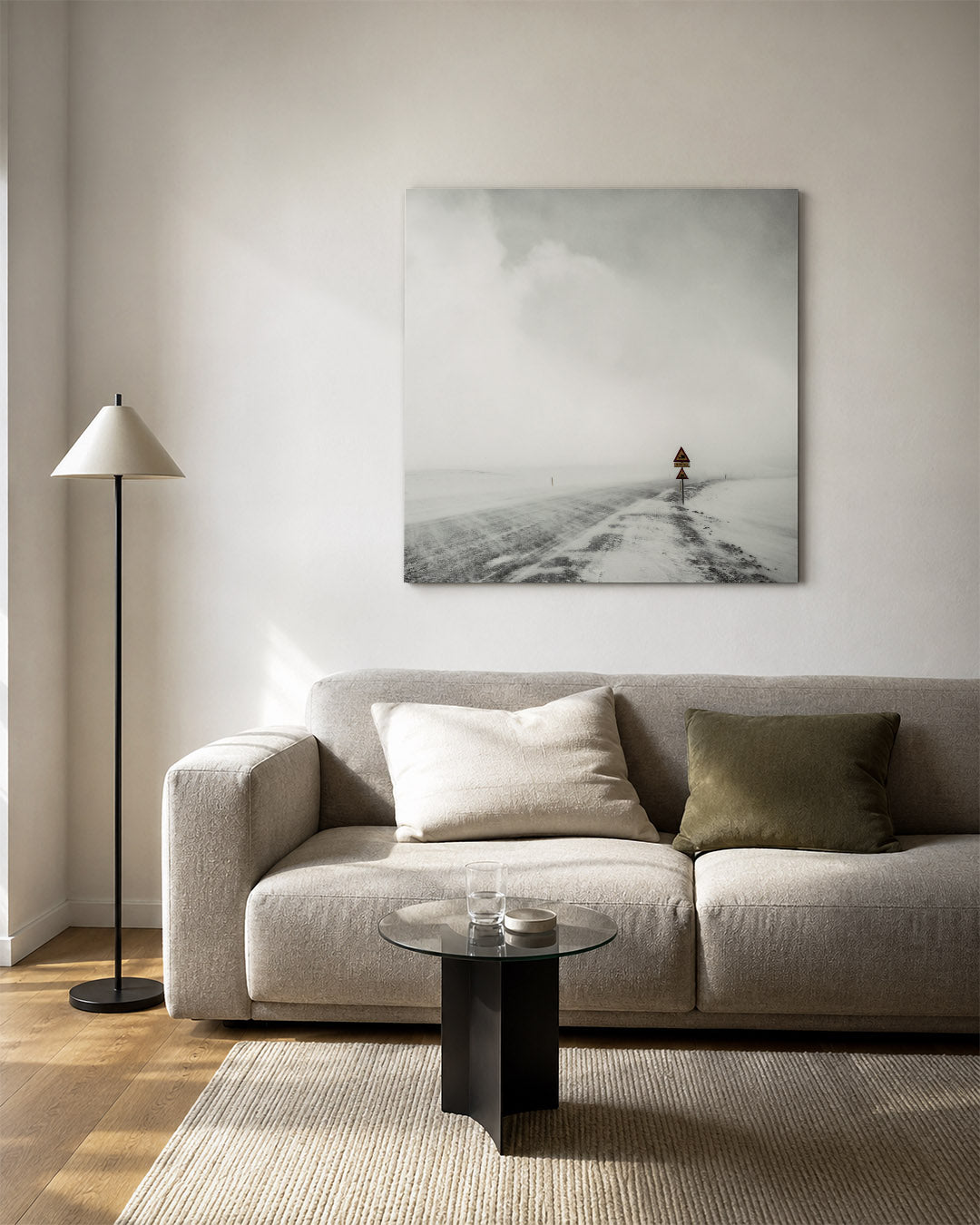 Winterweg Kunstwerk