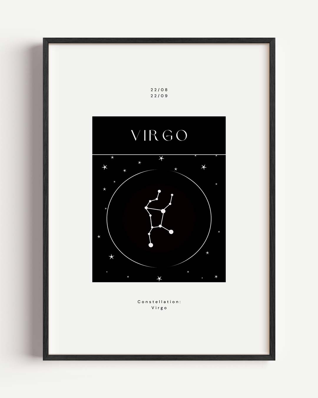 Virgo Sterrenbeeld Poster-WallArtistic