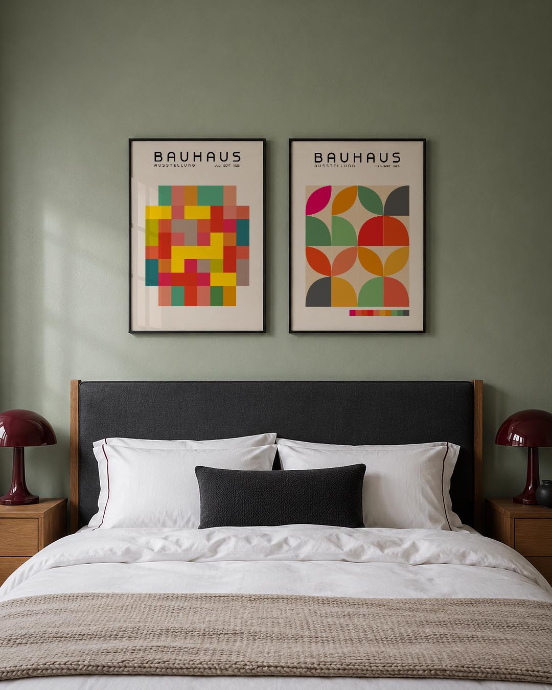 Kleurrijke vlakken Posterset