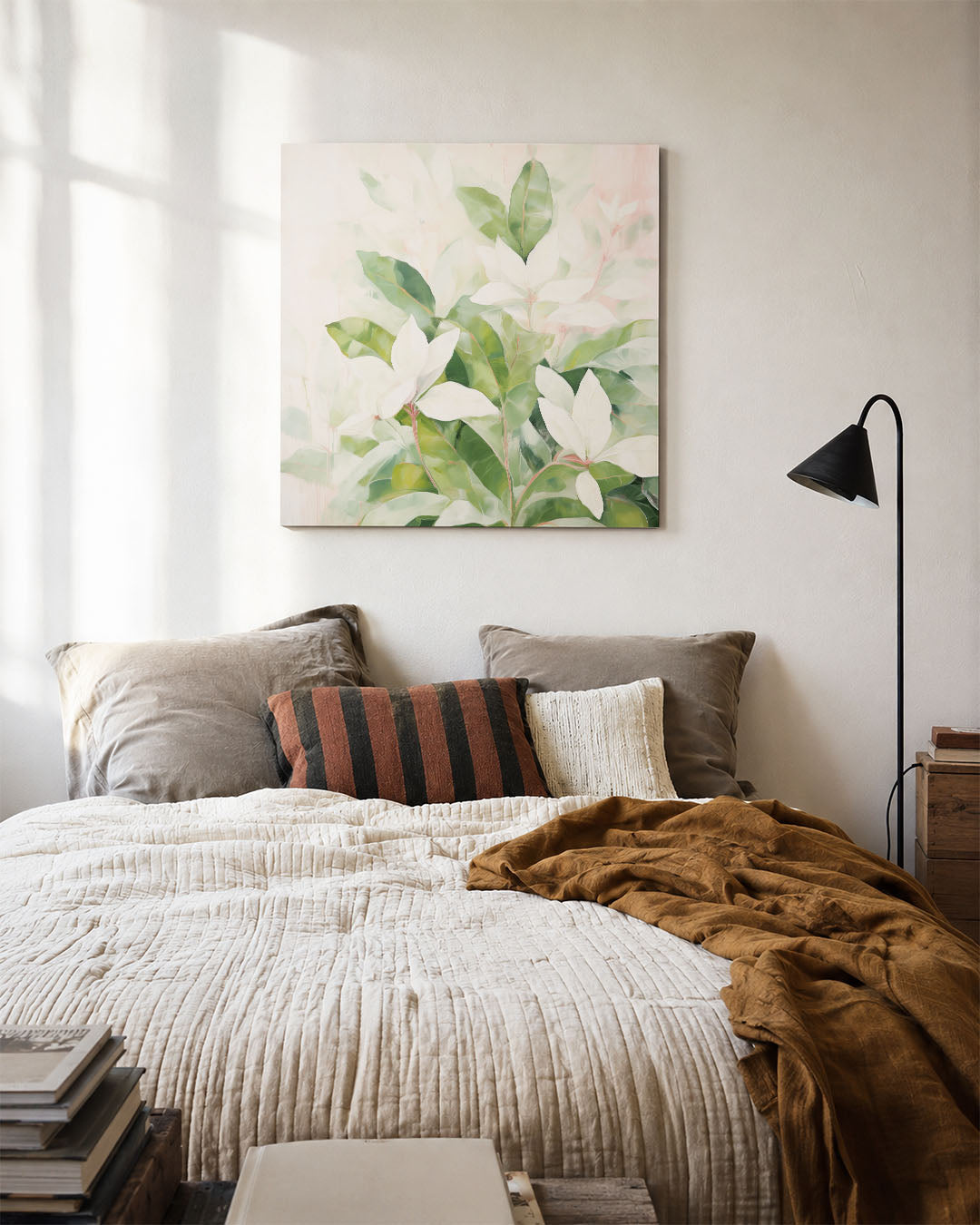 Botanische bladeren Kunstwerk