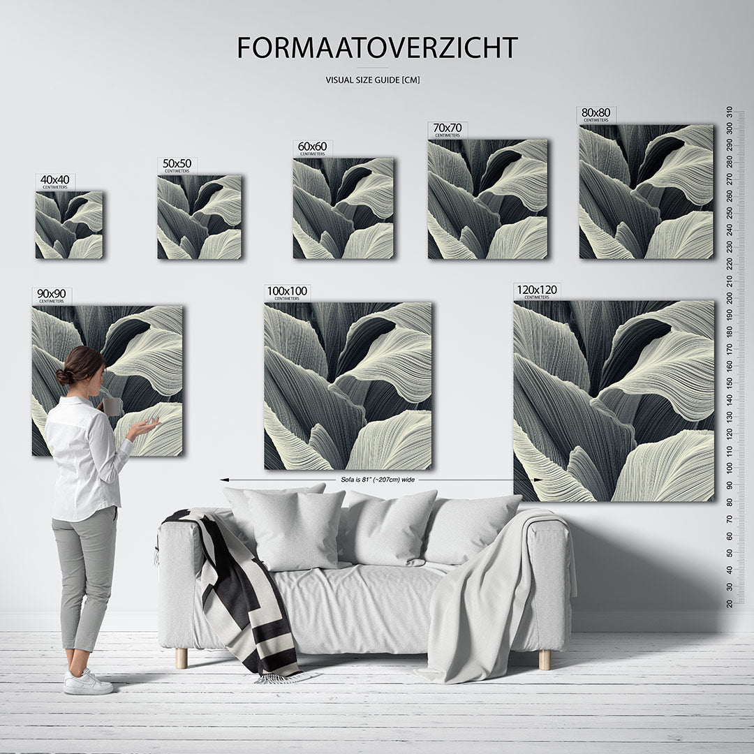 Golvende lijnen Kunstwerk