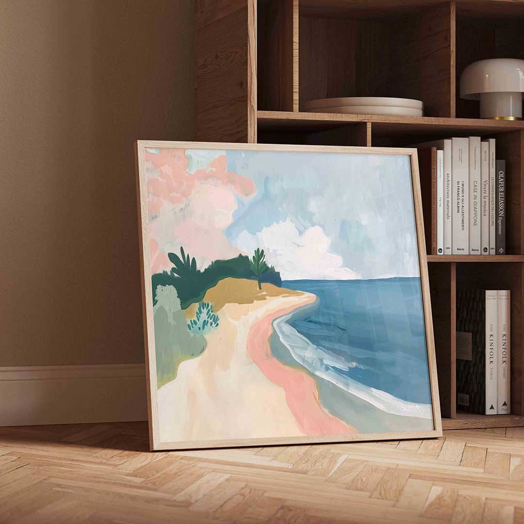 Strand en zee Poster