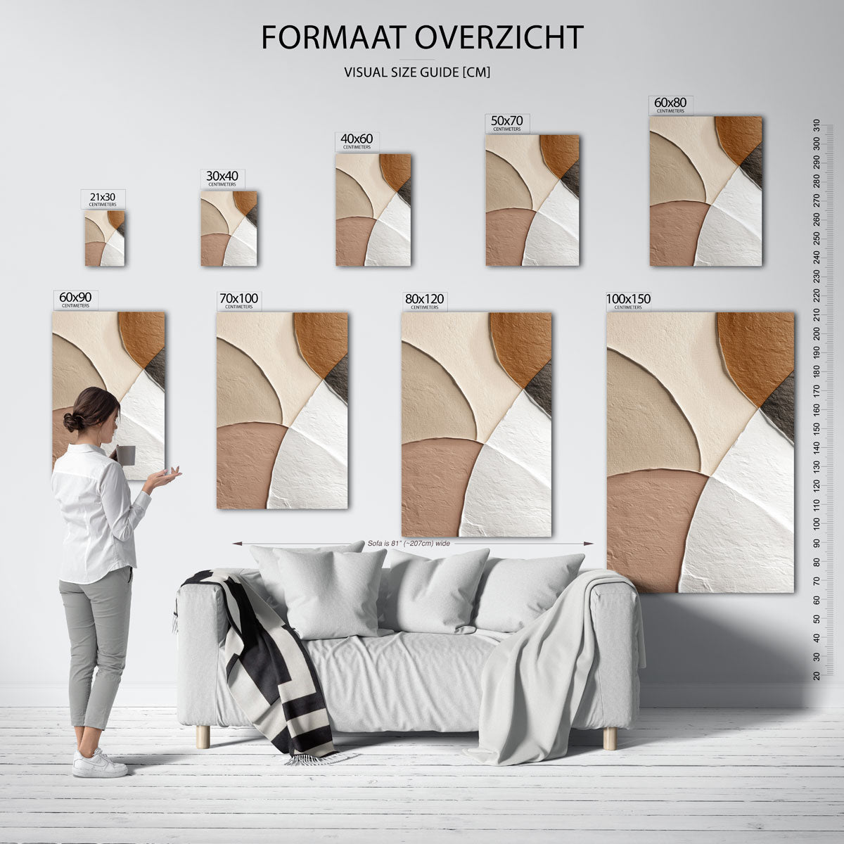 Abstracte vormen Poster